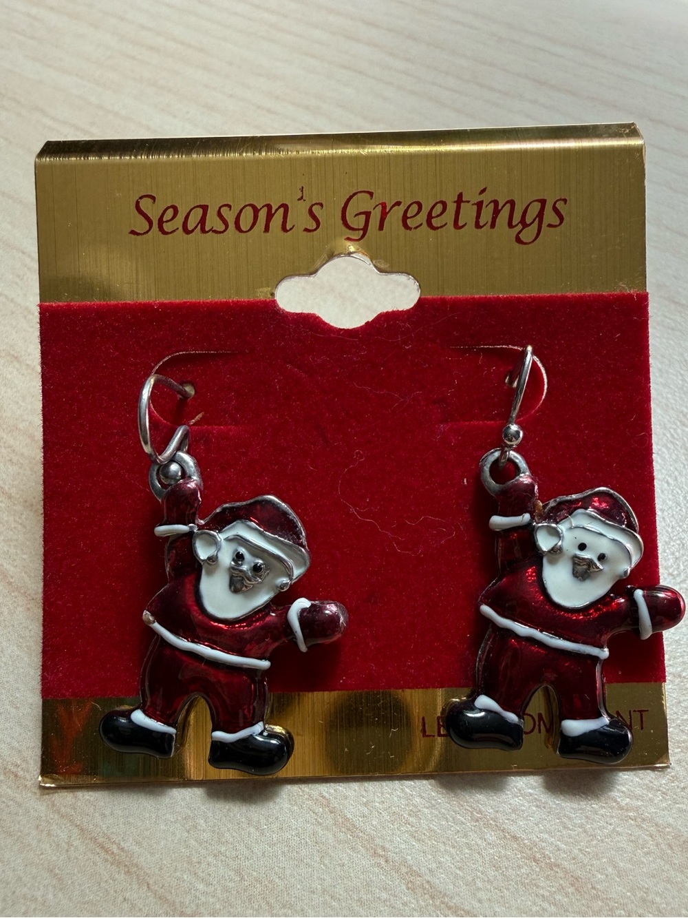 2/$25 Santa Earrings
